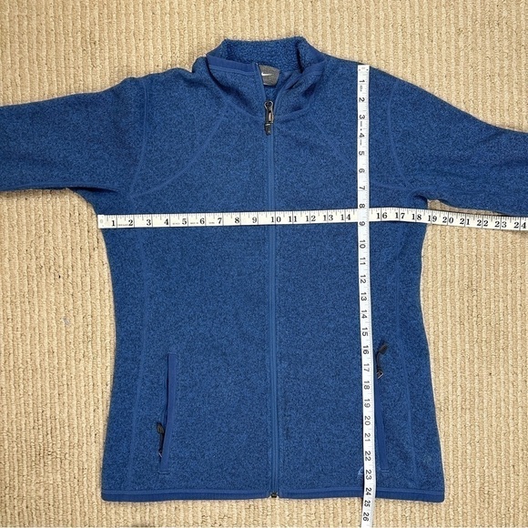 Nike ACG Blue Zip Front Fleece Long Sleeve Jacket Size Medium Women - Picture 13 of 13